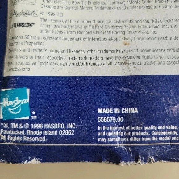 NASCAR Dale Earnhardt Daytona 500 Goodwrench Feb 15, 1998 1:43 Damaged Box - Picture 2 of 8